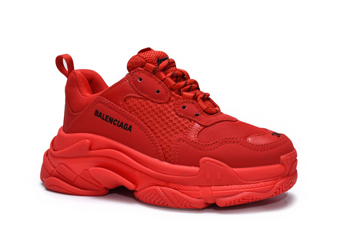 Balenciaga Triple S Dark Red 536737 W2FA1 9012 - Stylish and Bold Sneakers Balenciaga Triple S Dark Red 536737 W2FA1 9012 - Stylish and Bold Sneakers