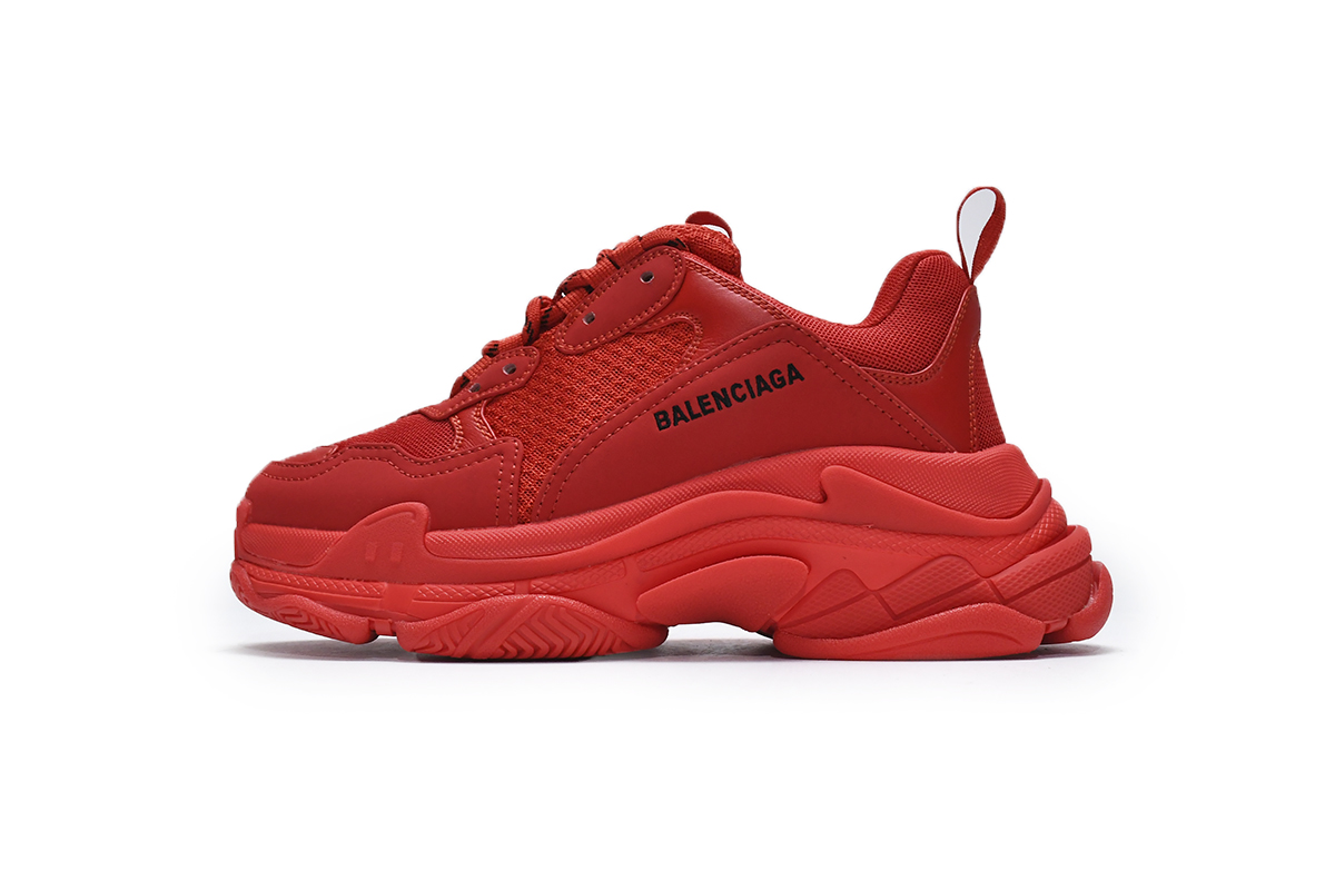 Balenciaga Triple S Dark Red 536737 W2FA1 9012 - Stylish and Bold Sneakers