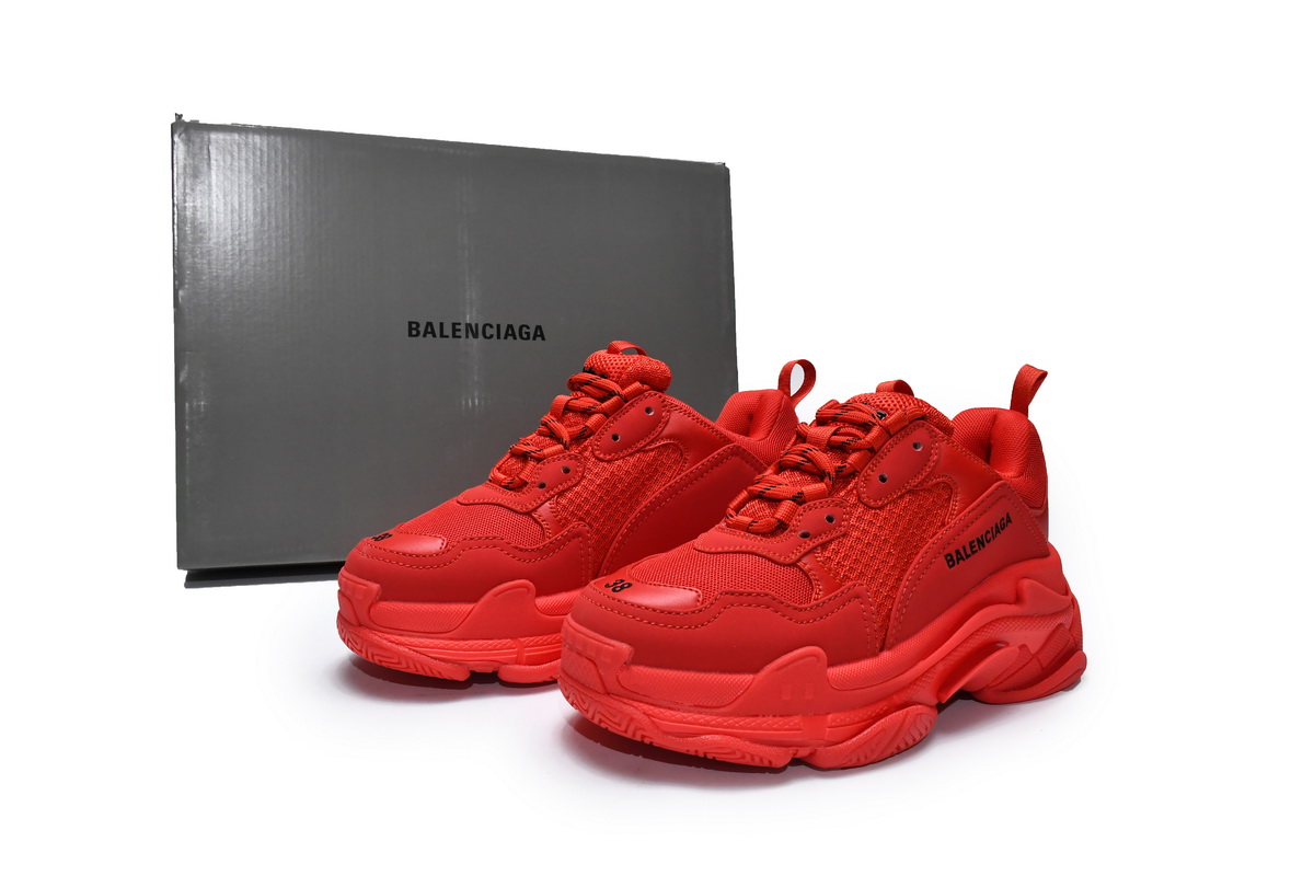 Balenciaga Triple S Dark Red 536737 W2FA1 9012 - Stylish and Bold Sneakers Balenciaga Triple S Dark Red 536737 W2FA1 9012 - Stylish and Bold Sneakers
