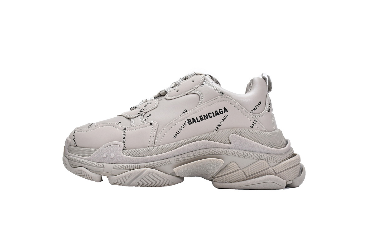 Balenciaga Triple S Sneaker 'All Over Logo - Beige' 524039 W2FA1 9710