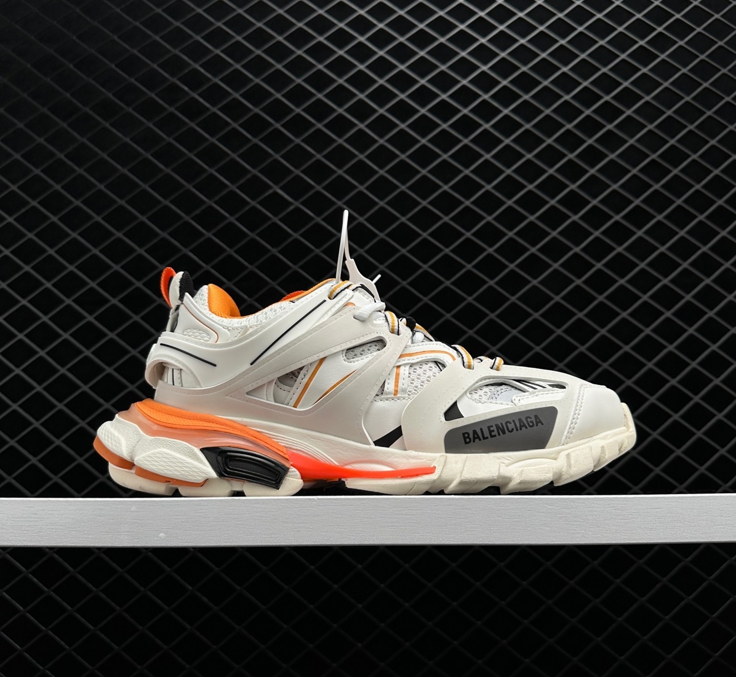 Balenciaga Wmns Track Trainer White Orange - 542436 W1GB1 9059 | Shop Now