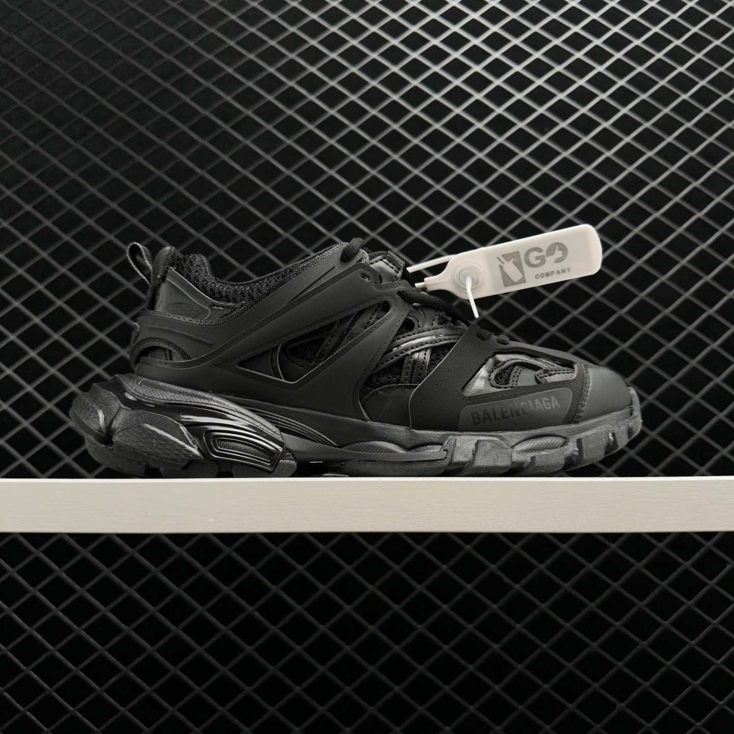 Balenciaga Track Clear Sole Black 647742W3BM21000 - Sleek and Stylish Footwear