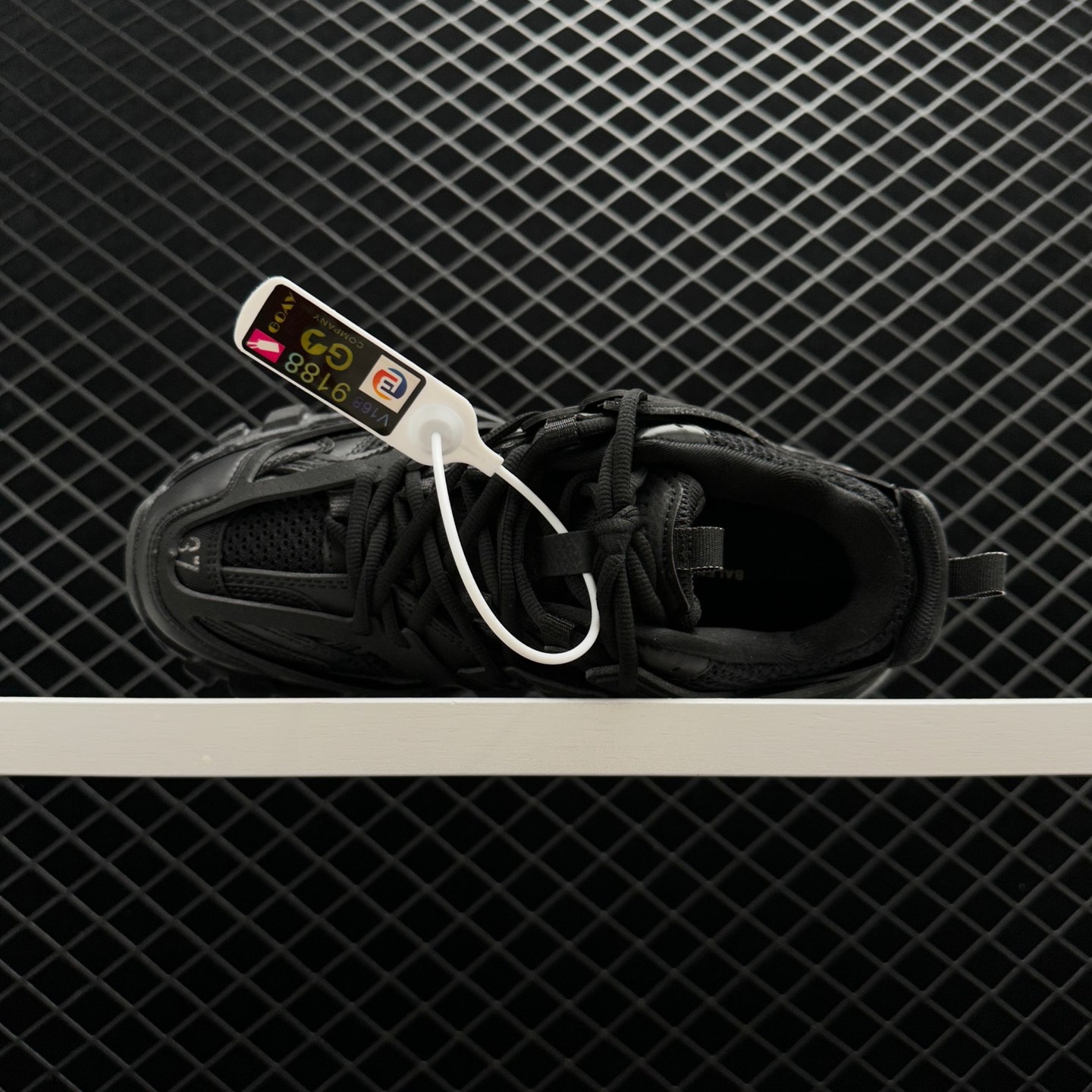 Balenciaga Track Clear Sole Black 647742W3BM21000 - Sleek and Stylish Footwear