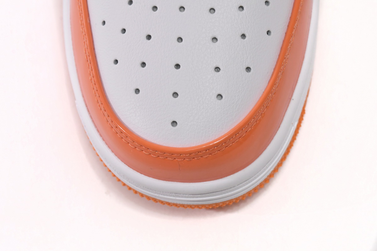 A Bathing Ape Bape Sta Low White Orange 1H70-191-001 | Stylish Sneakers for Men