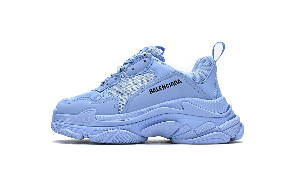Balenciaga Triple S Daddy Shoes Blue 524039 W2FW1 4800 - Stylish and Comfortable Footwear
