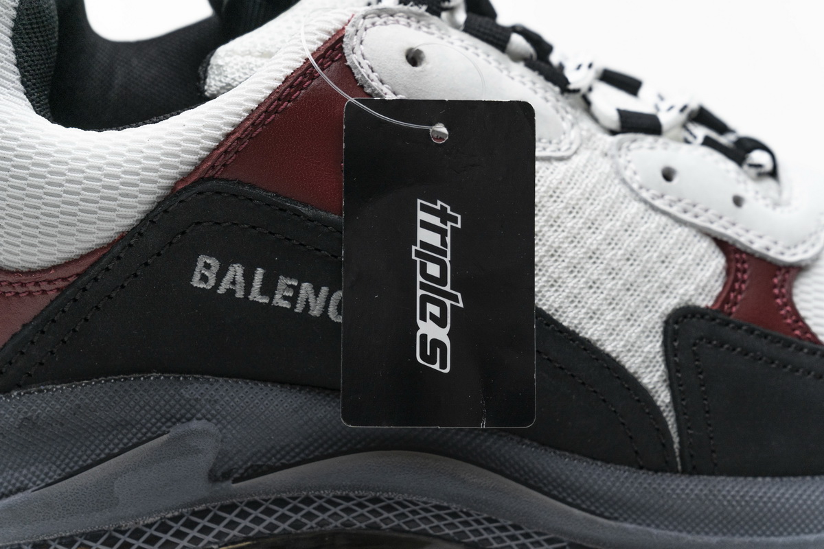 Balenciaga Triple S Black Brown Red 541624 W09O1 2268 | Trendy Chunky Sneakers