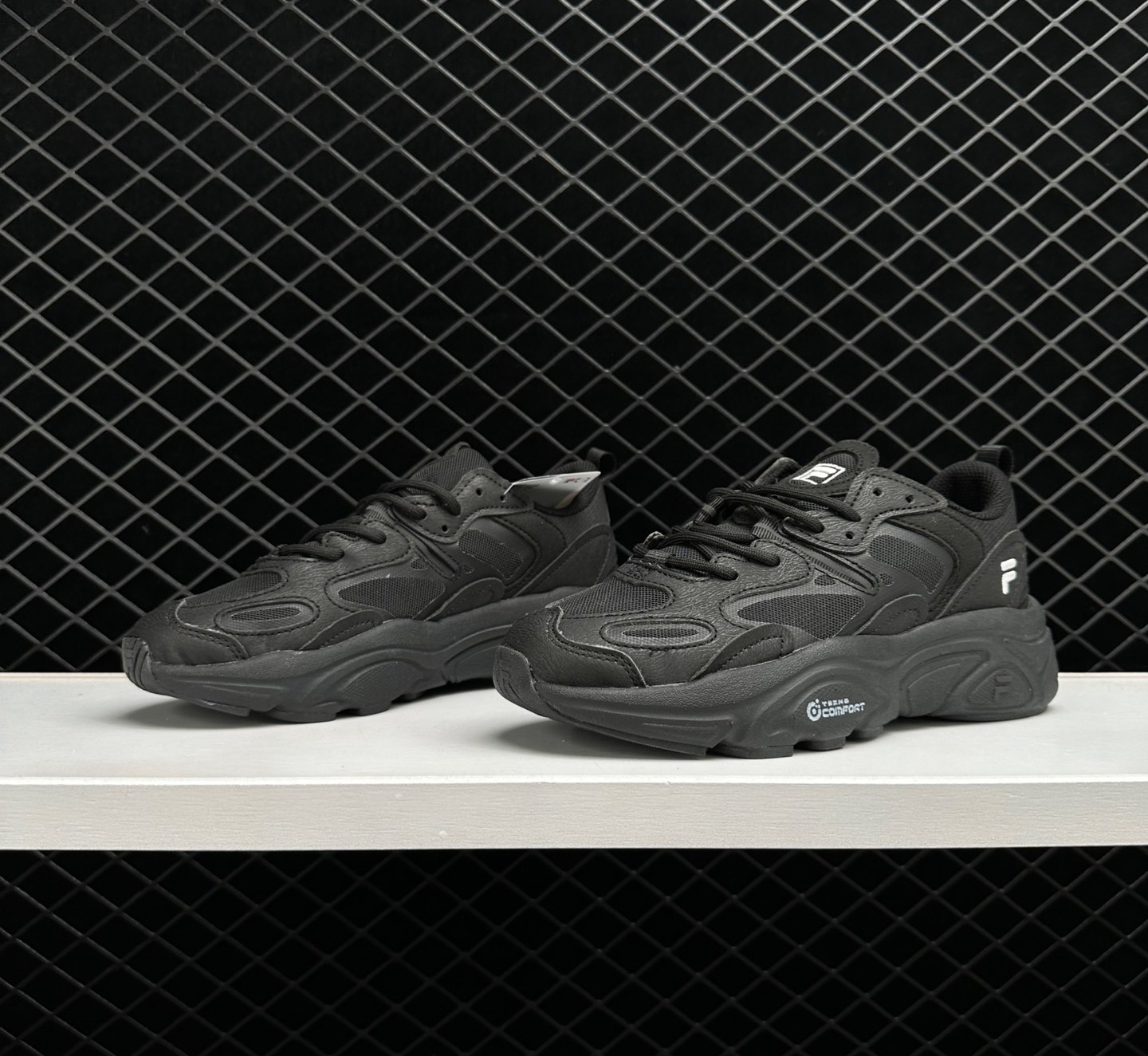 FILA Mars 2 Low-top Running Shoes Black | Lightweight & Stylish FILA Mars 2 Low-top Running Shoes Black | Lightweight & Stylish