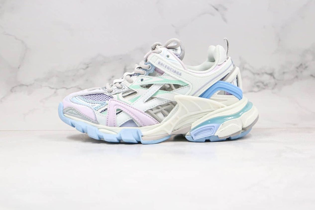 Balenciaga Track.2 Sneaker White Light Blue - Stylish and Functional Footwear