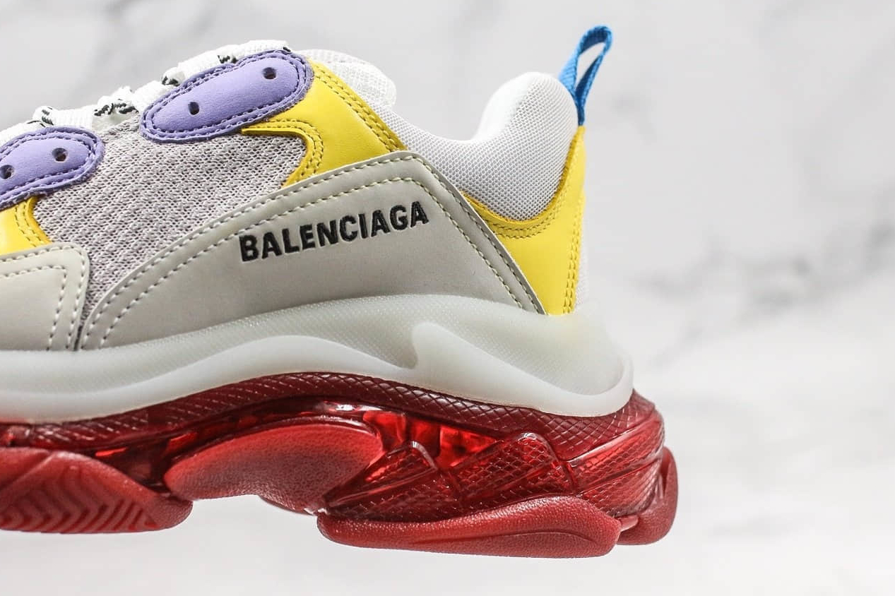 Shop the Trendy Balenciaga Triple S Red Yellow - Limited Stock Available!