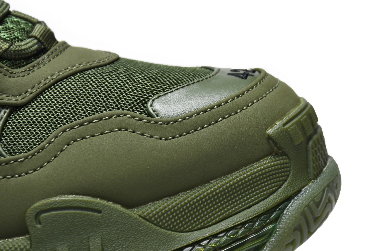 Balenciaga Triple S Sneaker Clear Sole - Green 541624 W2GA1 2325 | Shop Now!