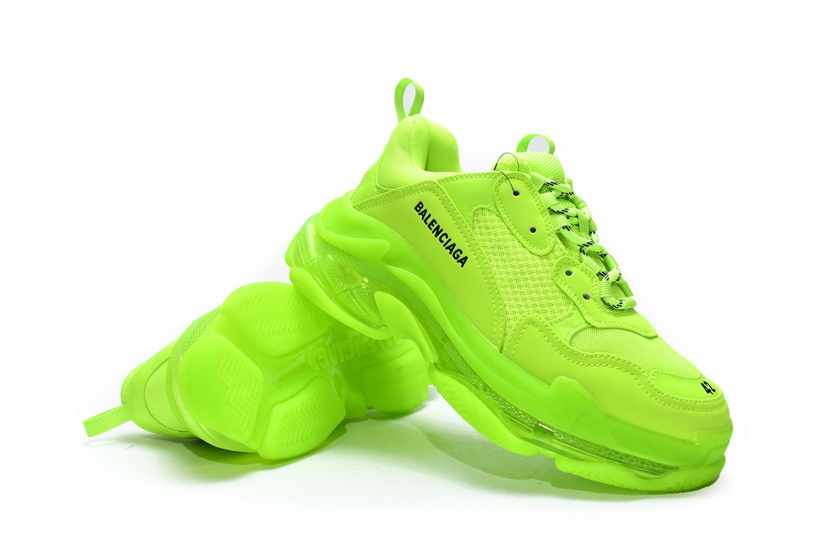 Balenciaga Triple S Fluorescein 544351 WZFF1 7320 - Authentic Designer Sneakers at Great Prices!