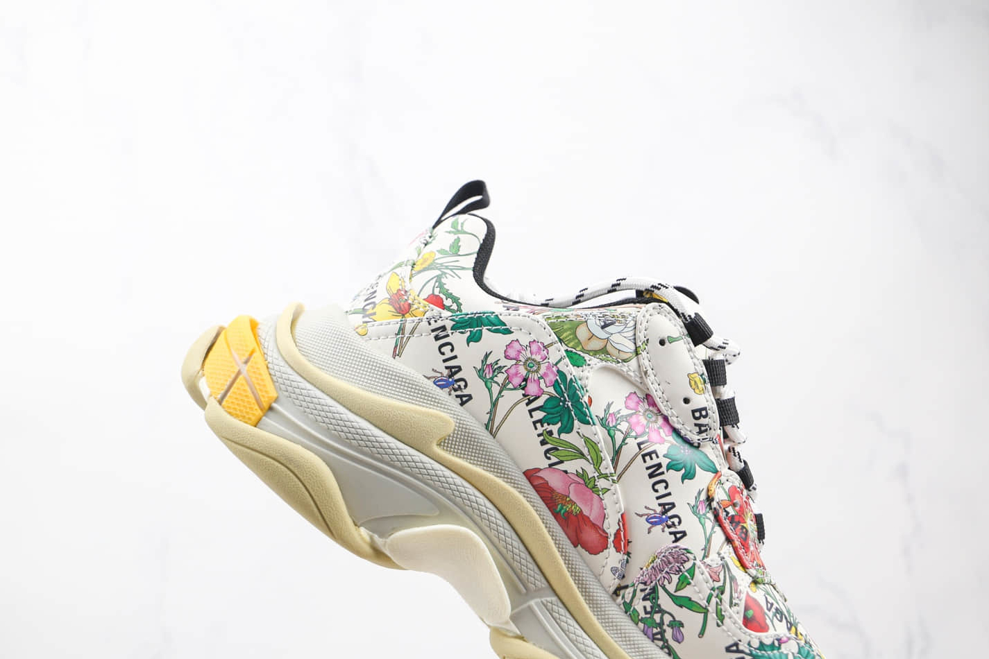 Gucci x Balenciaga Triple S 'The Hacker Project - Floral' Sneaker 677195-UL110-8461