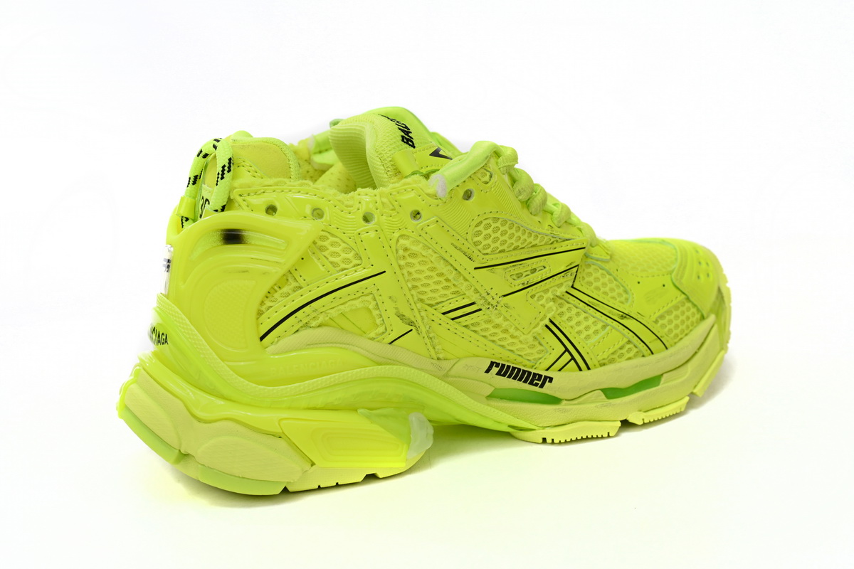 Balenciaga Wmns Runner Sneaker 'Fluo Yellow' - Premium Footwear for Women