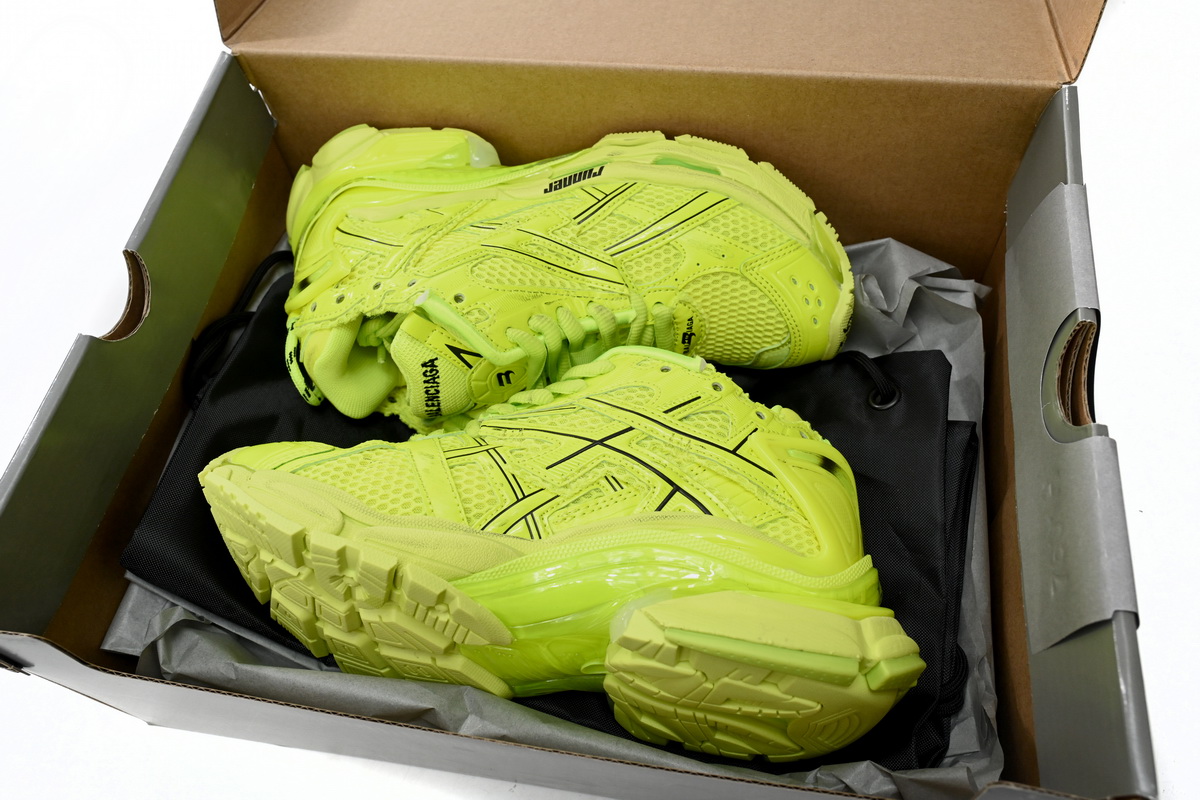Balenciaga Wmns Runner Sneaker 'Fluo Yellow' - Premium Footwear for Women