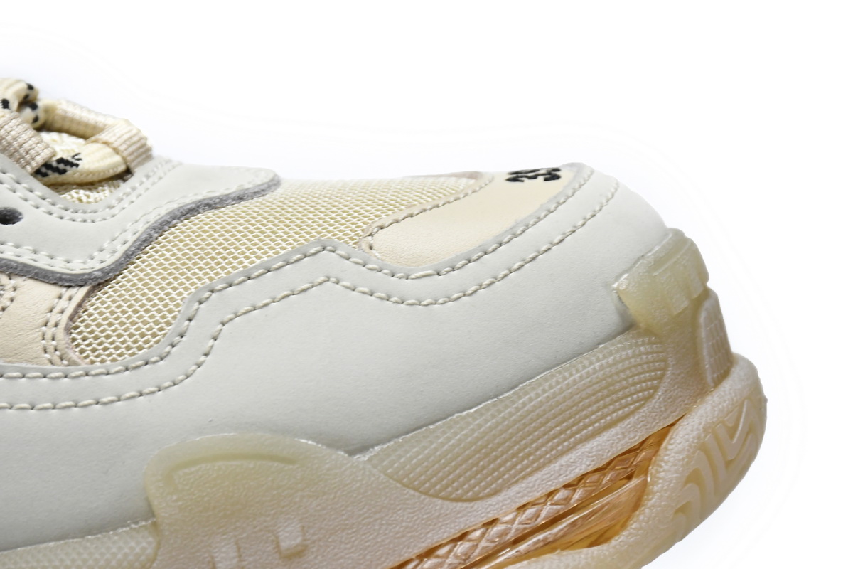 Balenciaga Triple S Champagne 544351 W09OH 7083 - Luxury Sneakers for Fashion Enthusiasts