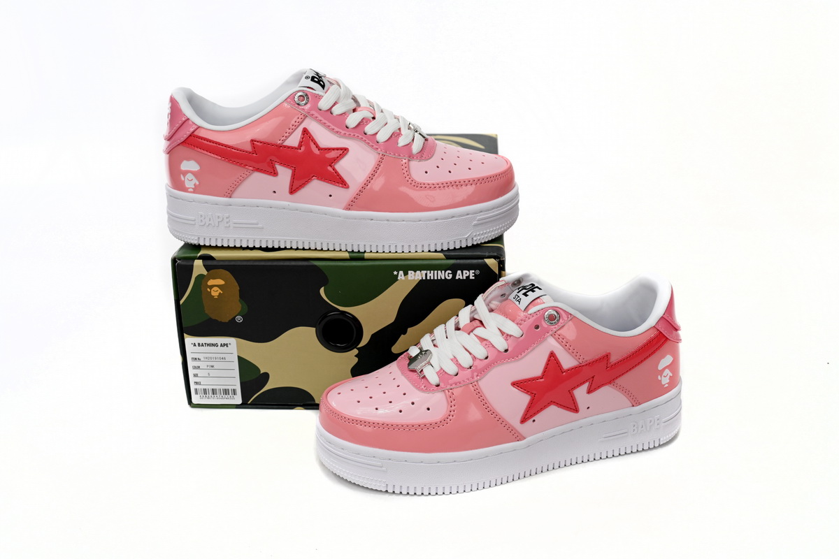 A Bathing Ape Bape Sta Low M1 'Camo Combo Pink' - Limited Edition Sneakers