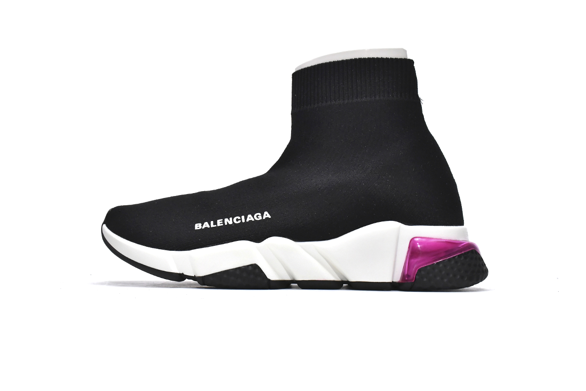 Balenciaga Speed Trainer Clear Sole Pink | 607543 W05GG 1014