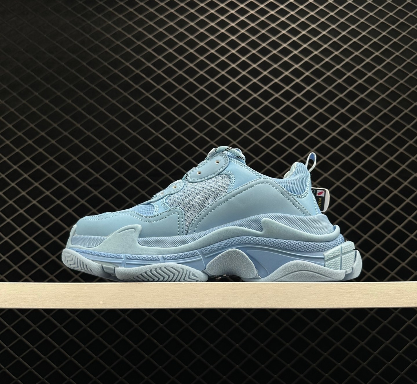 Balenciaga Triple S Lace-up Sneakers Blue 524039W2FW14800 - Shop the Latest Collection