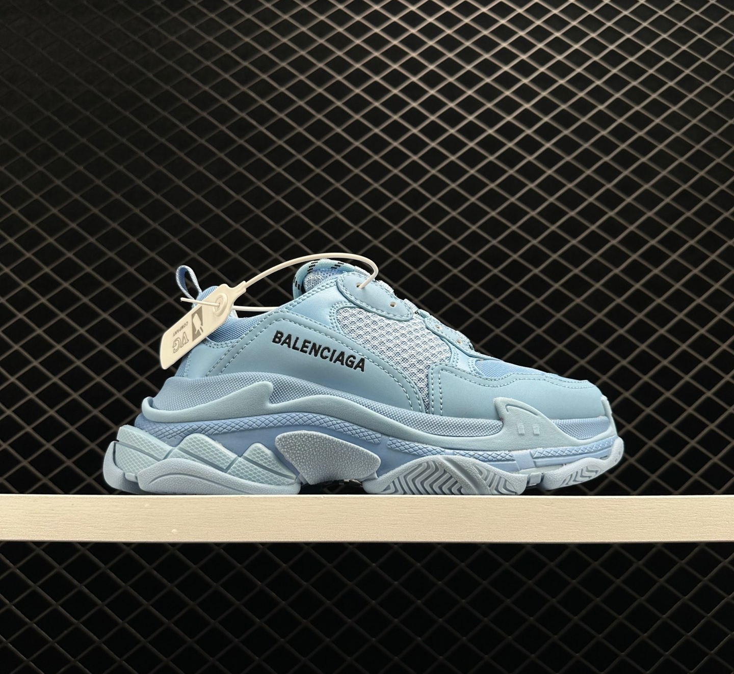 Balenciaga Triple S Lace-up Sneakers Blue 524039W2FW14800 - Shop the Latest Collection