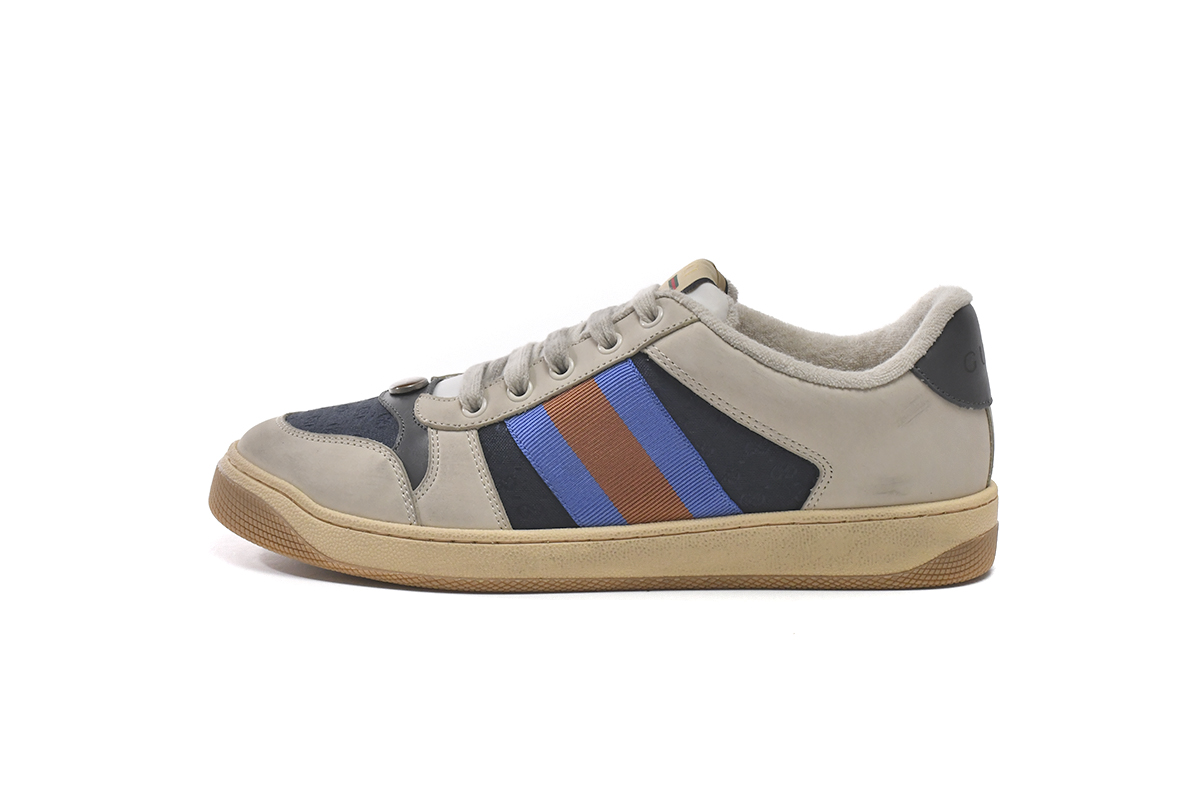 Gucci GG Screener 'White Blue' 546551 99W20 4368 – Stylish and Timeless Footwear