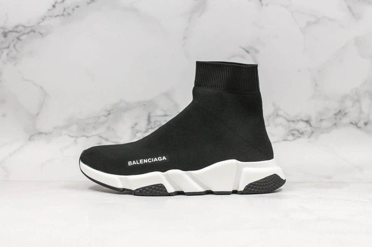 Balenciaga Speed Trainer Black White - 477289-W05G0-1000 | Fast and Stylish Footwear