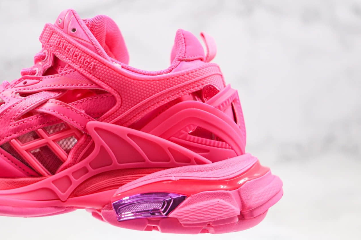 Balenciaga Track.2 Trainer 'Fluo Pink' - Bold Style and Vibrant Color
