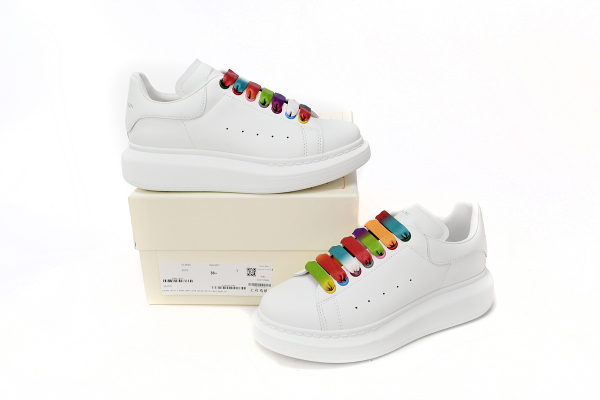 Alexander McQueen Oversized Sneaker 'White Multi' | 553770 WHX9P 9035 Alexander McQueen Oversized Sneaker 'White Multi' | 553770 WHX9P 9035