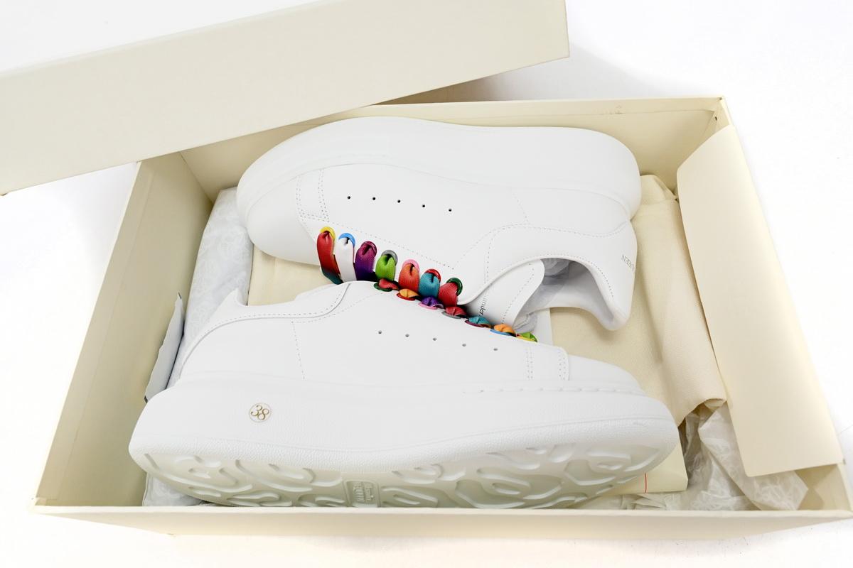 Alexander McQueen Oversized Sneaker 'White Multi' | 553770 WHX9P 9035 Alexander McQueen Oversized Sneaker 'White Multi' | 553770 WHX9P 9035