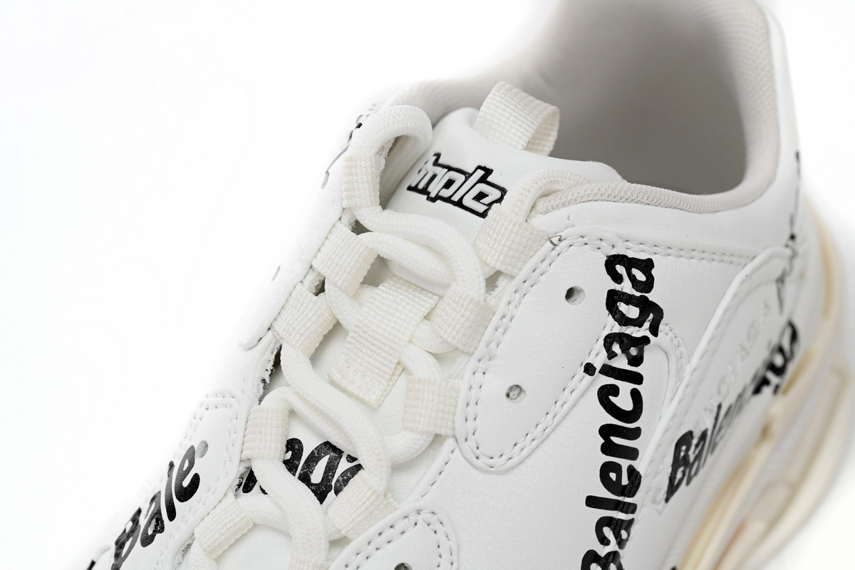 Balenciaga Wmns Triple S 'Logotype - White' 524039 W2FAB 9010 - Fashion Statement Footwear