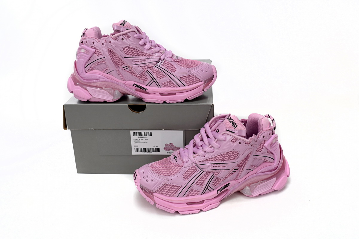 Balenciaga Wmns Runner Sneaker 'Pink' 677402 W3RB1 5000 - Shop Now!
