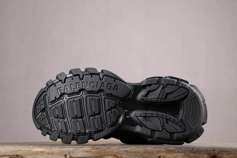 Balenciaga Track 1.0 Nylon Vintage Sneakers Black 542023W1GB11000 - Shop Now