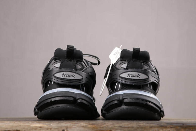 Balenciaga Track 1.0 Nylon Vintage Sneakers Black 542023W1GB11000 - Shop Now