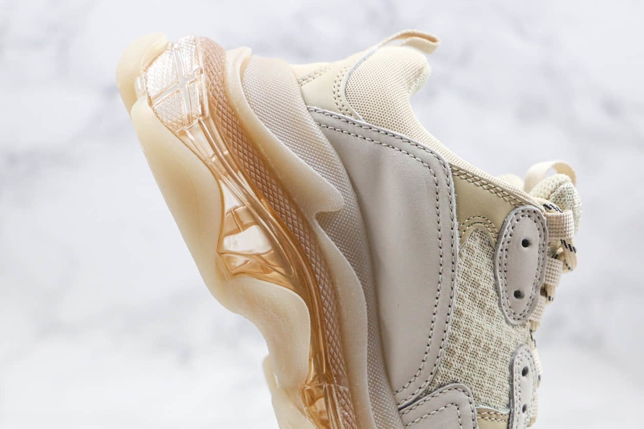 Balenciaga Triple S Sneaker - Clear Sole, Off White | 541624W09O19005