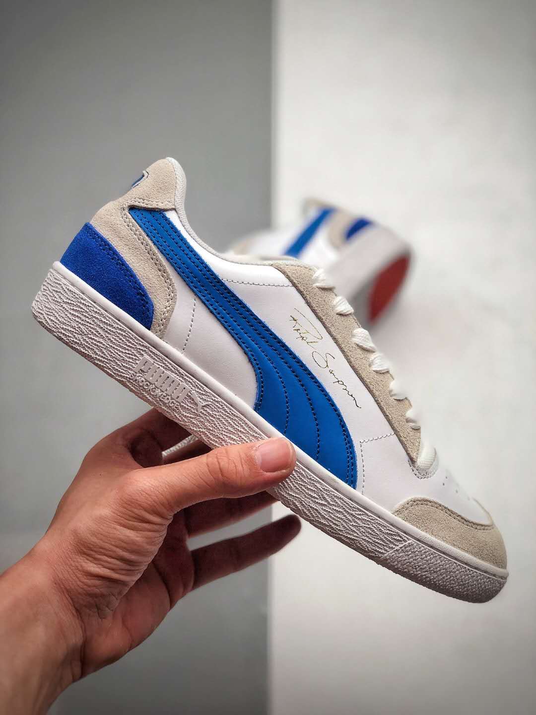 Puma Ralph Sampson Low 'Vintage - White Dazzling Blue' Sneakers - 371767-01