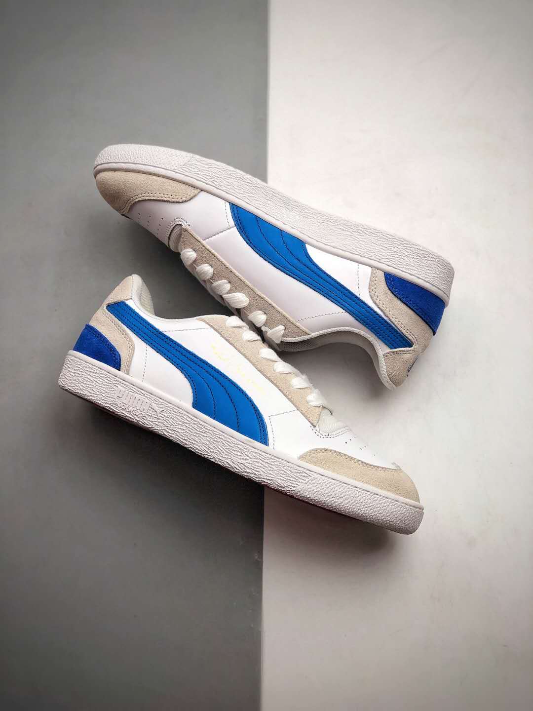 Puma Ralph Sampson Low 'Vintage - White Dazzling Blue' Sneakers - 371767-01
