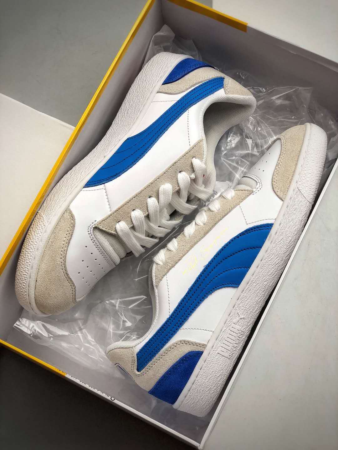 Puma Ralph Sampson Low 'Vintage - White Dazzling Blue' Sneakers - 371767-01