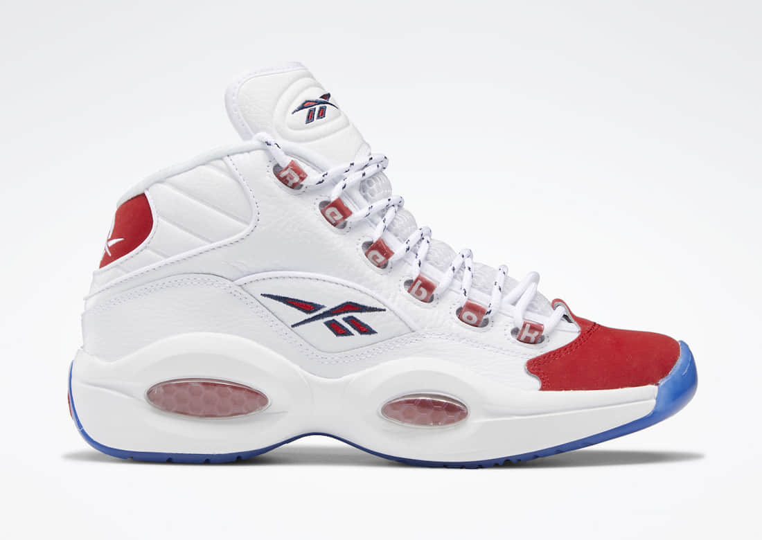 Reebok Question Mid OG 'Red Toe' 2020 FY1018 - High-Top Basketball Sneakers