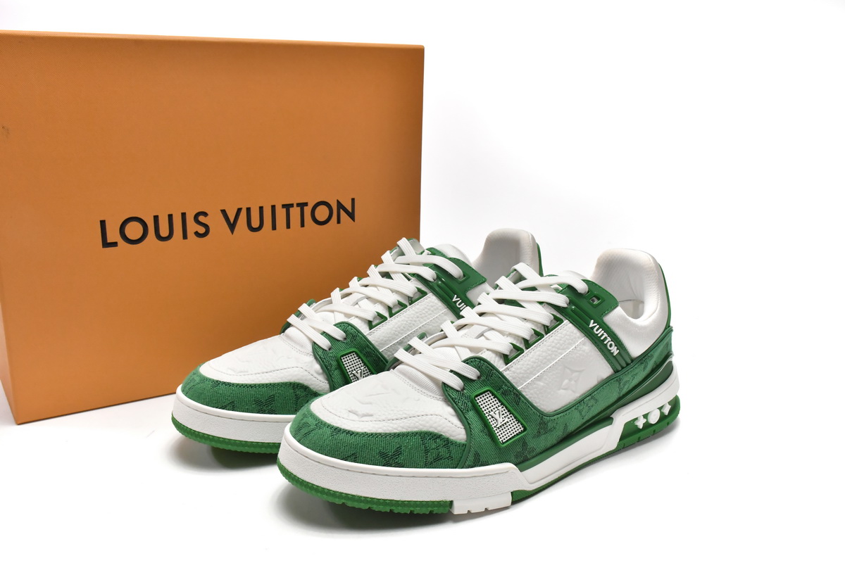 Louis Vuitton Trainer Green VL1201 - Stylish and Premium Footwear