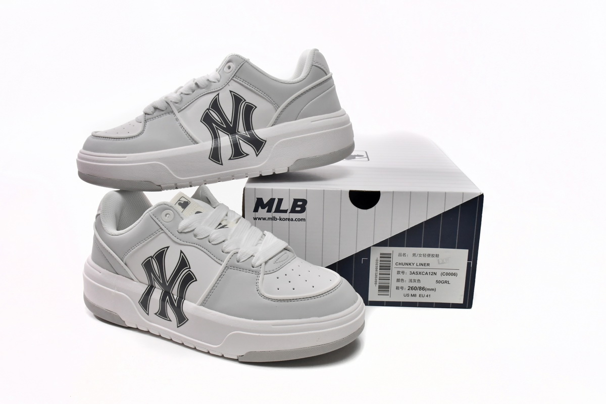 MLB Chunky Liner NY Yankees Ice Gray 3ASXCA12N-50GRL | Limited Edition Official Merchandise
