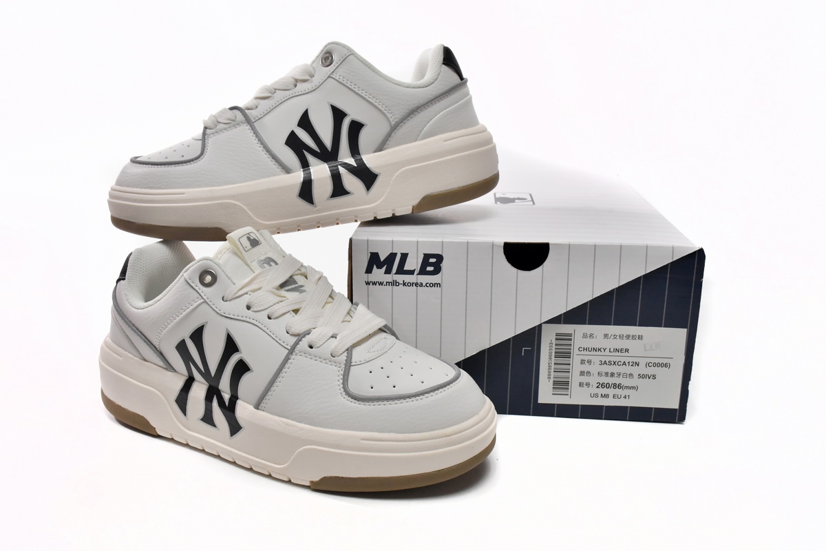 MLB Chunky Liner New York Yankees Ivory 3ASXCA12N-50IVS | Officially Licensed Yankees Merchandise