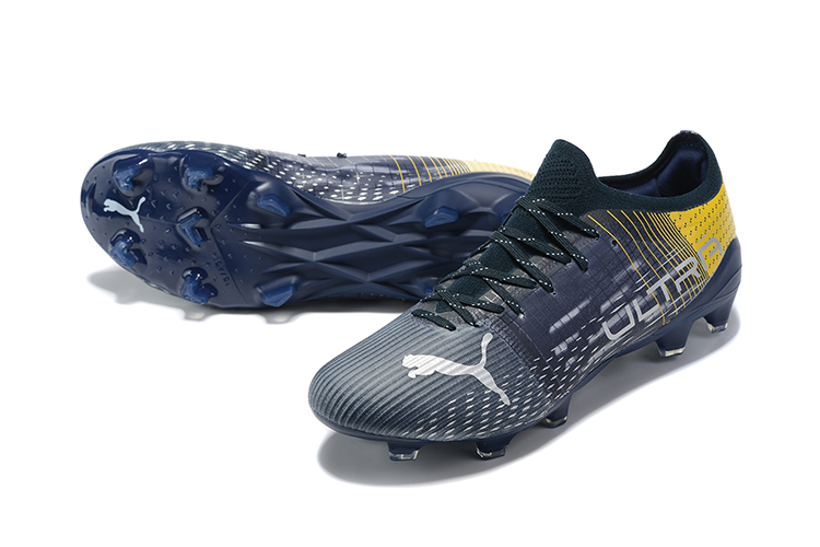 Puma Ultra 1.3 FG AG Sunblaze White Bluemazing Soccer Shoes | Ultimate Performance