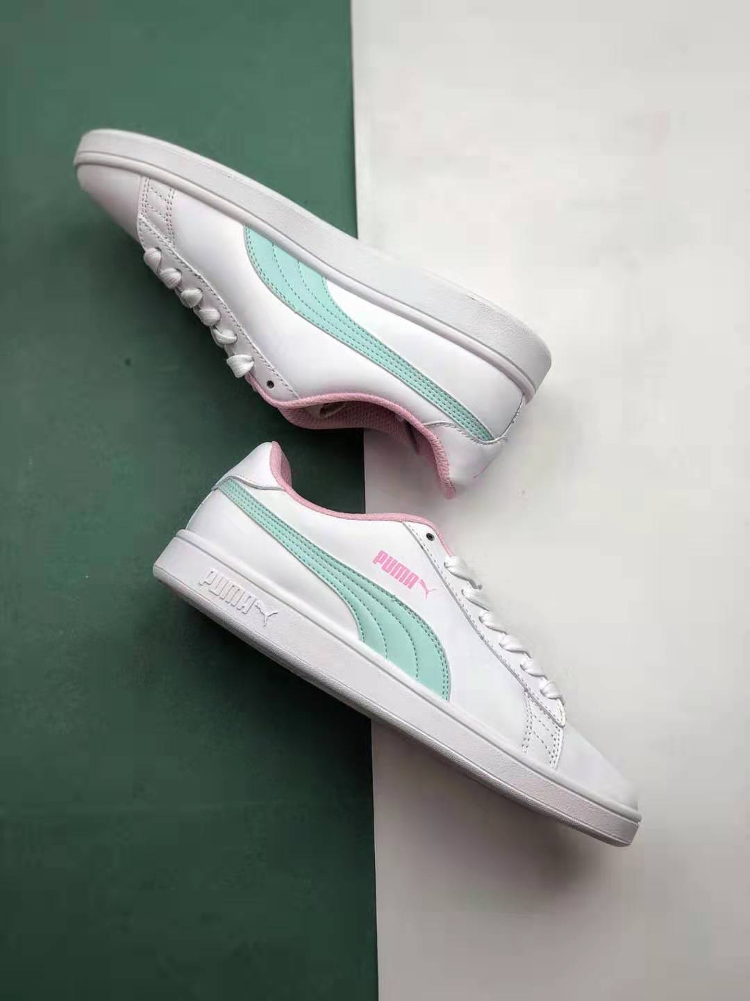 PUMA Smash V2 L 'Fair Aqua' 365170-11 - Stylish and Comfortable Women's Sneakers