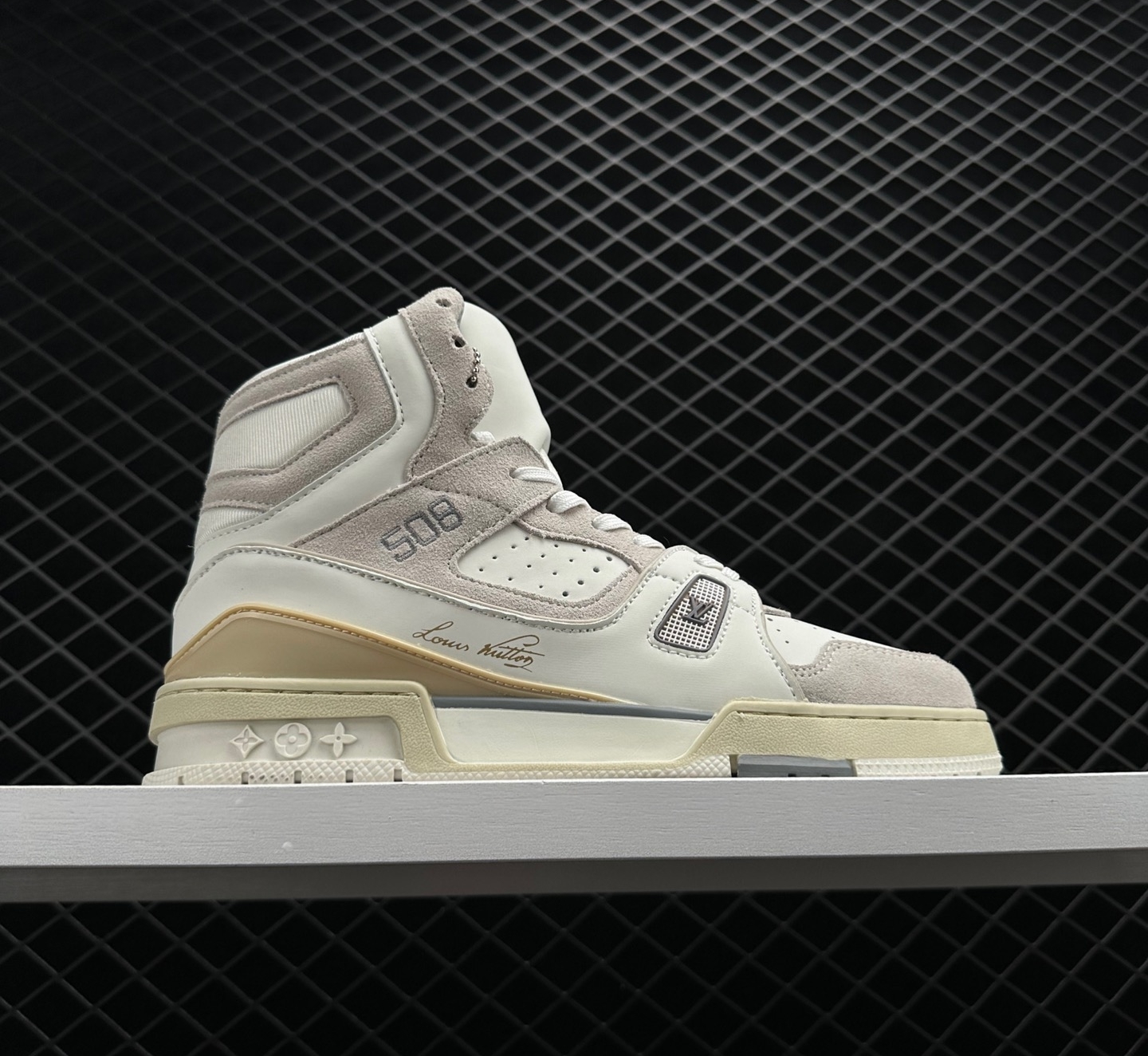 Louis Vuitton LV Trainer High Sneakers White - Luxury Designer Footwear