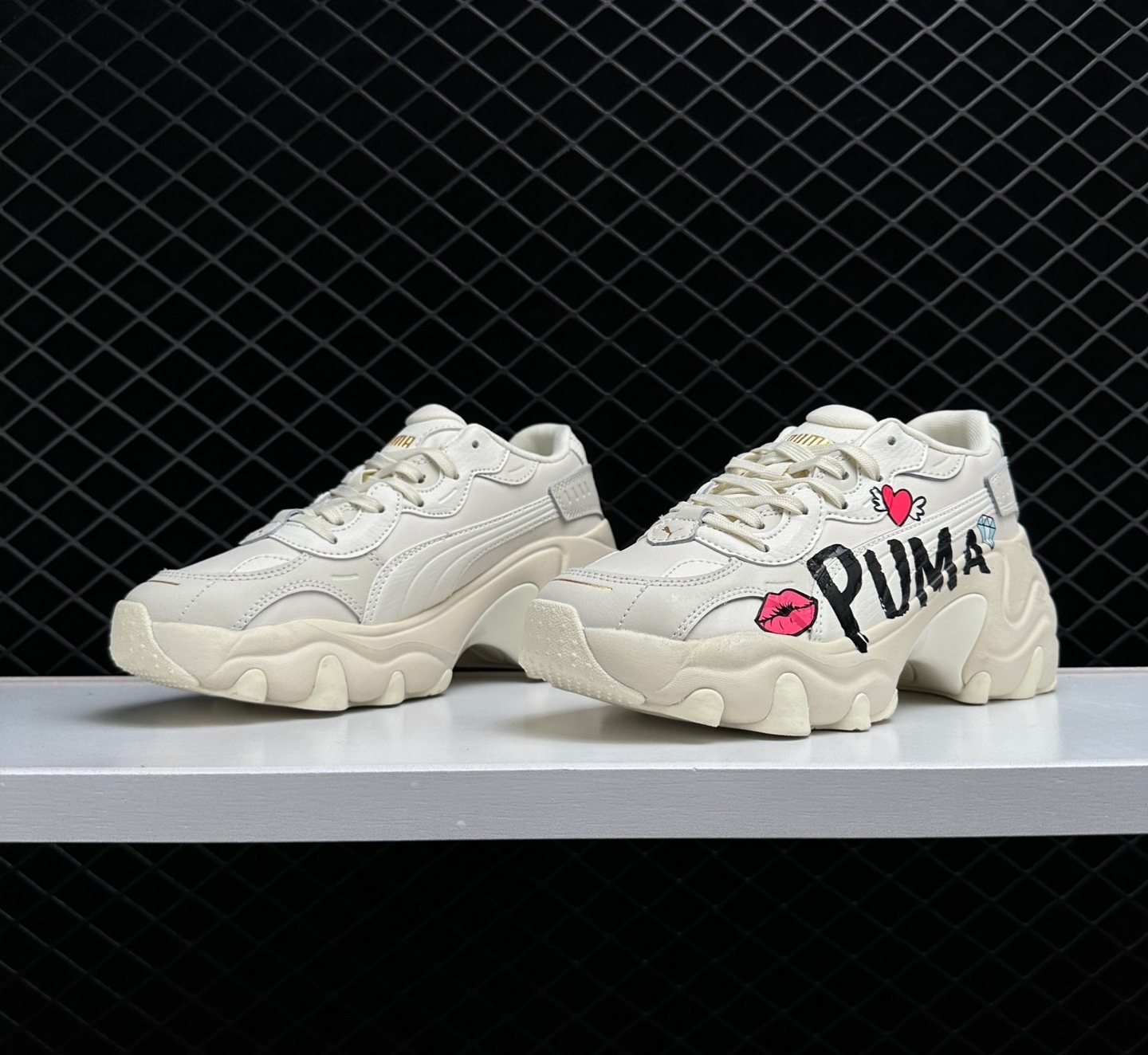 PUMA Pulsar Wedge 'White Pink' 392709-01 - Stylish Women's Sneakers