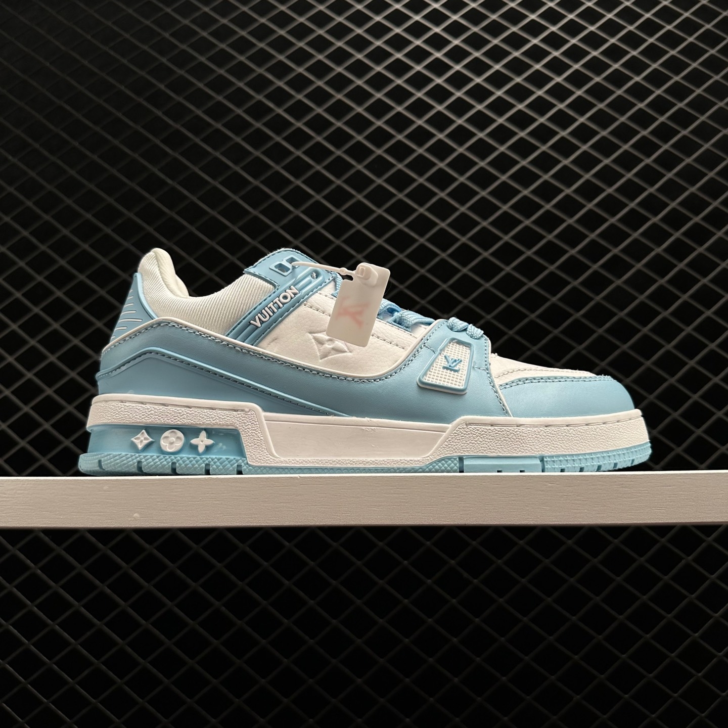 Louis Vuitton LV Trainer Sky Blue Sneaker 1ABOFE | Shop Now!