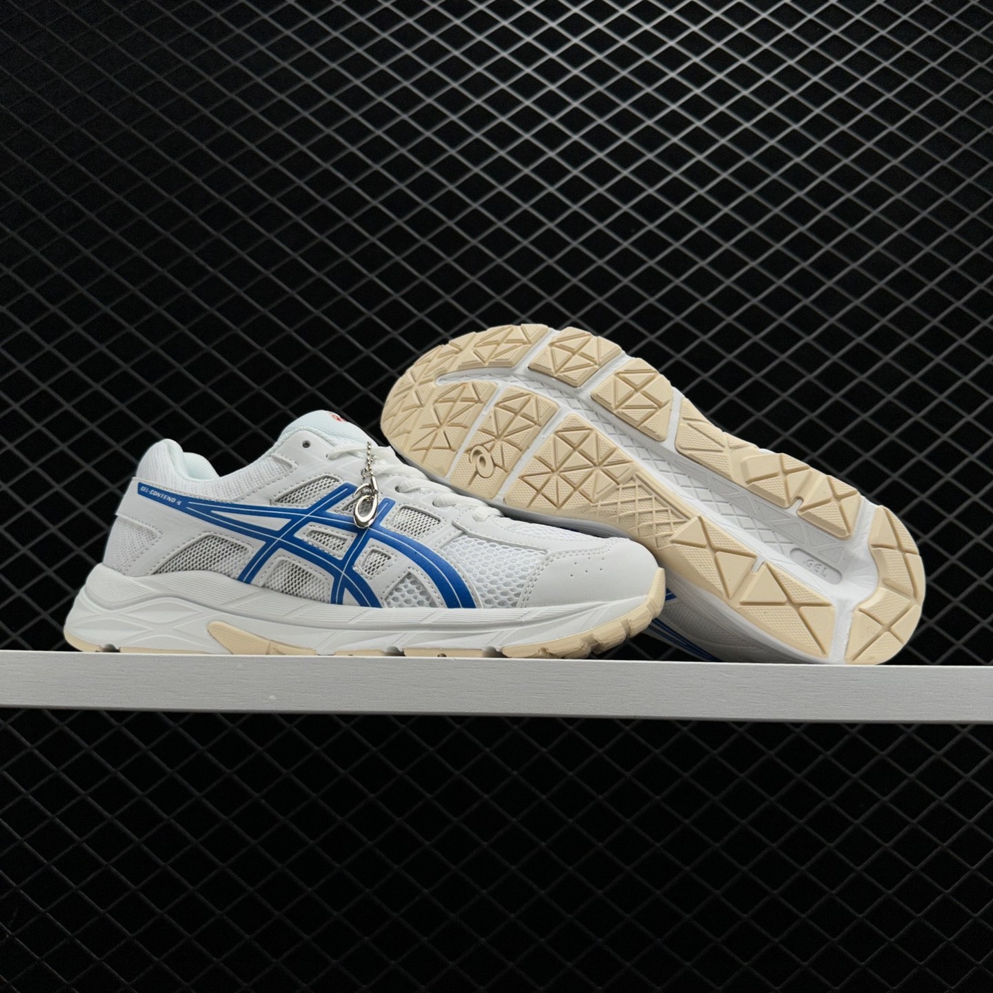 Asics Gel-Contend 4 White Blue Yellow - Superior Comfort & Style