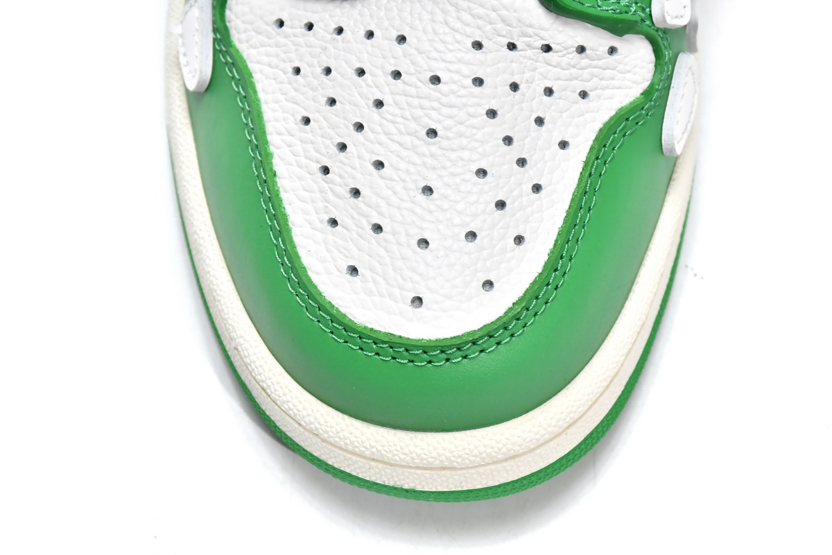 Amiri Skel Top Low 'Green White' MFS003-344: Stylish and edgy men's sneakers
