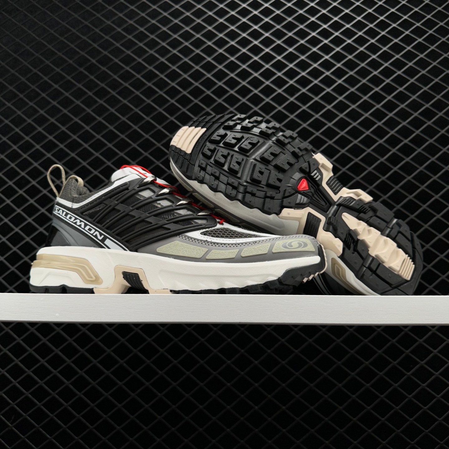 Salomon ACS Pro 'Peat Beluga Vintage Khaki' L47132200 - Premium Outdoor Footwear