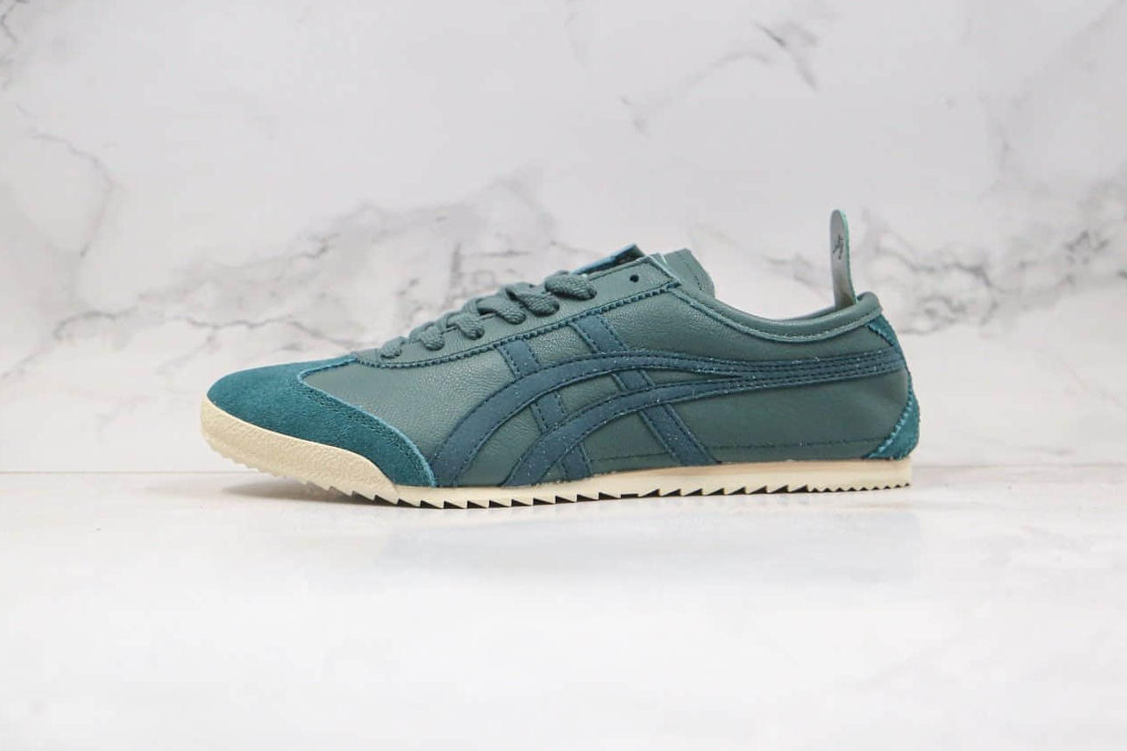 Onitsuka Tiger Mexico 66 Deluxe Shoes Dark Green TH9J4L-8484 - Stylish and Versatile Footwear