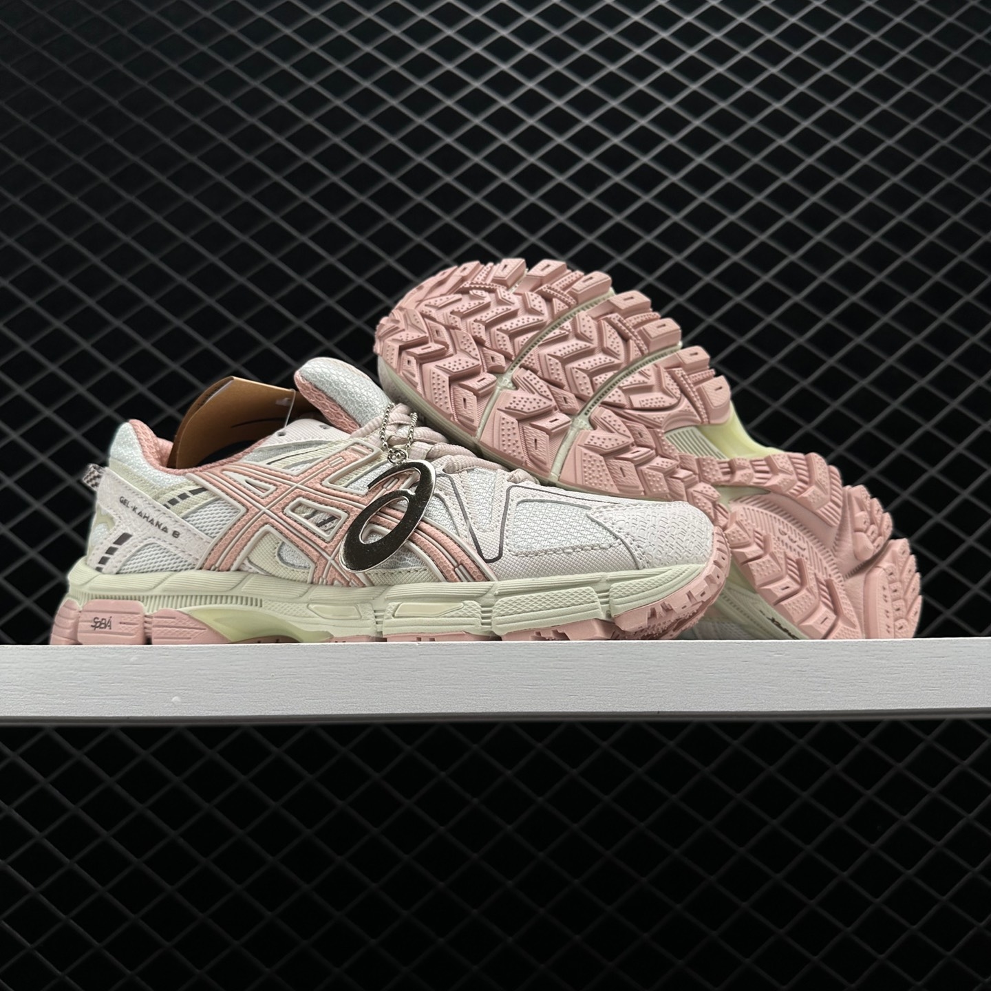 Asics Gel-Kahana 8 White Pink: Durable Running Shoes for Women